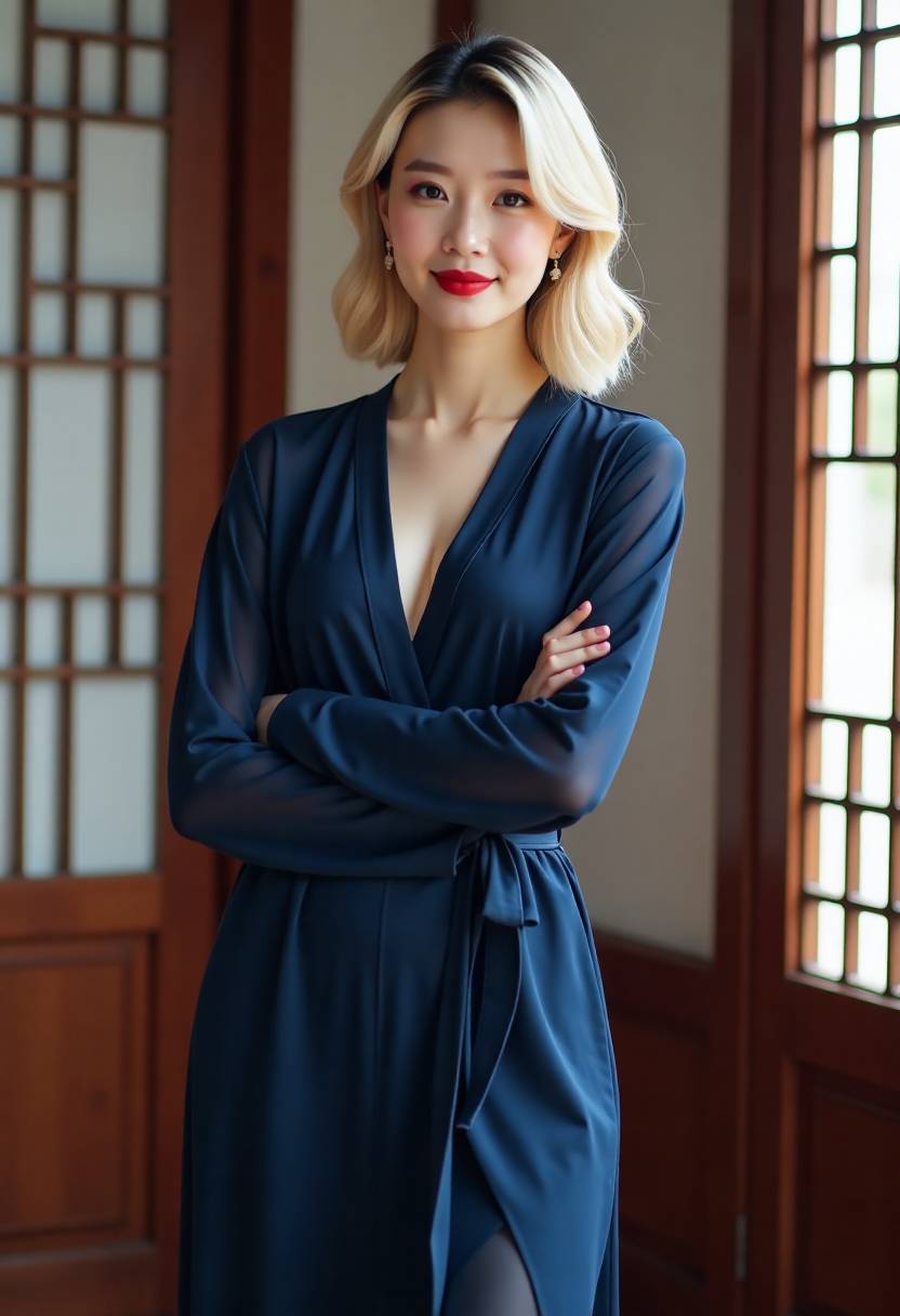 清晨的临江渡口